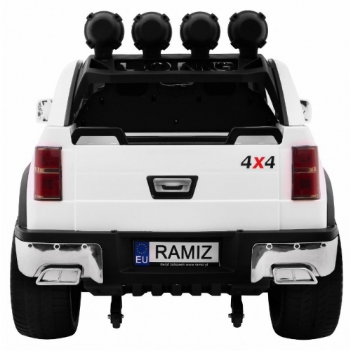 Auto na akumulator  JEEP LONG RANGER   Biały  BBH-1388